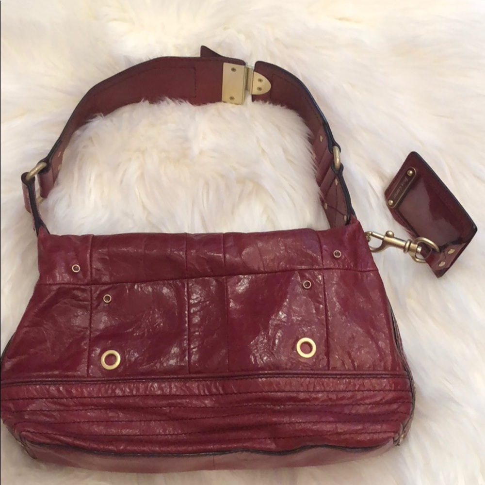 Used JUICY COUTURE POCKETBOOK. Red Leather.
